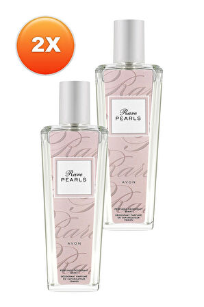 Avon Rare Pearls Parfümlü Deodorant Vücut Spreyi 75 Ml. İkili Set