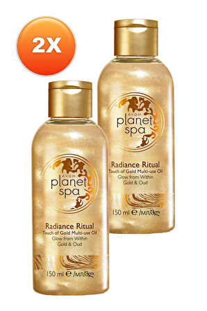 Avon Planet Spa Radiance Ritüel Dokunuş Altın Masaj Yağı 150 Ml. İkili Set