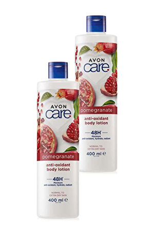 Avon Care Nar Özü İçeren Antioksidan Nemlendirici Vücut Losyonu 400 Ml. İkili Set