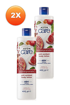 Avon Care Nar Özü İçeren Antioksidan Nemlendirici Vücut Losyonu 400 Ml. İkili Set