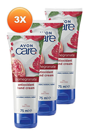 Avon Care Nar Özü Içeren El Kremi 75 Ml. Üçlü Set