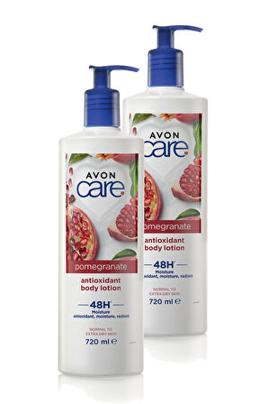 Avon Care Nar Özü İçeren Antioksidan Nemlemdirici Vücut Losyonu 720 Ml. İkili Set