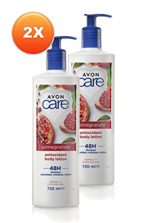 Avon Care Nar Özü İçeren Antioksidan Nemlemdirici Vücut Losyonu 720 Ml. İkili Set