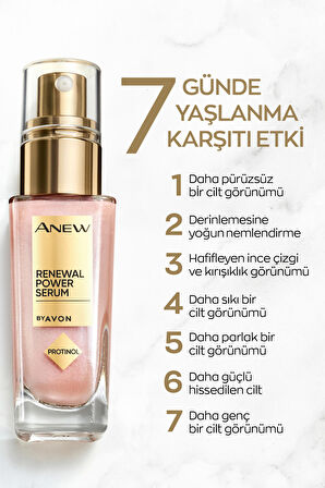 Avon Anew Renewal Power Serum 30 Ml. İkili Set