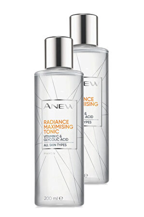 Avon Anew Radiance Maximising Parlak Görünüm Veren Tonik 200 Ml. İkili Set