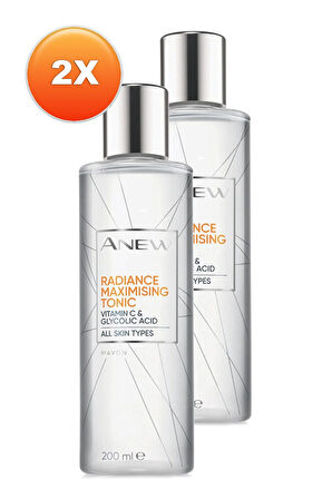 Avon Anew Radiance Maximising Parlak Görünüm Veren Tonik 200 Ml. İkili Set