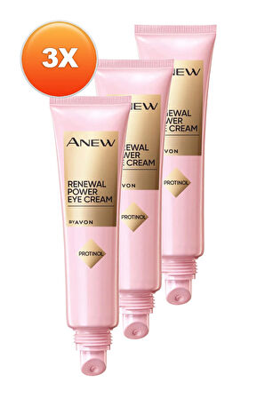 Avon Anew Protinol Power Göz Çevresi Kremi 15 Ml. Üçlü Set