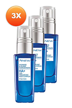 Avon Anew Nemlendirici ve Dolgun Görünüm Veren Serum 30 Ml. Üçlü Set