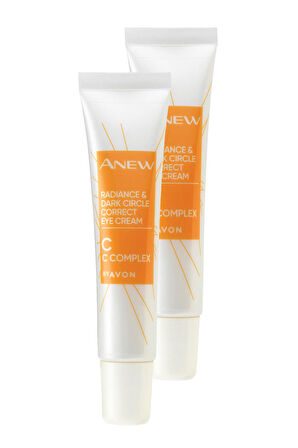Avon Anew Radiance Koyu Halkalar için Göz Kremi 15 Ml. İkili Set