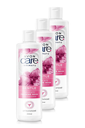 Avon Care Intimate Gentle Dış Genital Bölge Temizleyici 250 Ml. Üçlü Set