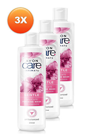 Avon Care Intimate Gentle Dış Genital Bölge Temizleyici 250 Ml. Üçlü Set