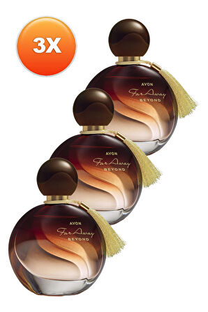 Avon Far Away Beyond Kadın Parfüm Edp 50 Ml. Üçlü Set
