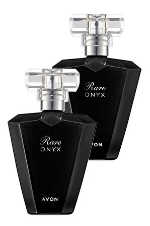 Avon Rare Onyx Kadın Parfüm Edp 50 Ml. İkili Set
