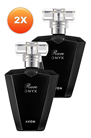 Avon Rare Onyx Kadın Parfüm Edp 50 Ml. İkili Set