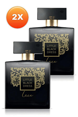 Avon Little Black Dress Lace Kadın Parfüm Edp 50 Ml. İkili Set