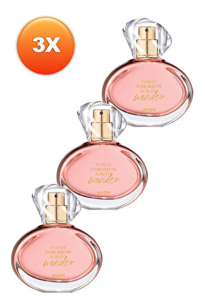 Avon TTA Wonder Kadın Parfüm Edp 50 Ml. Üçlü Set