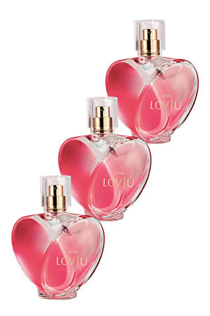 Avon Lov U Kadın Parfüm Edp 50 Ml. Üçlü Set