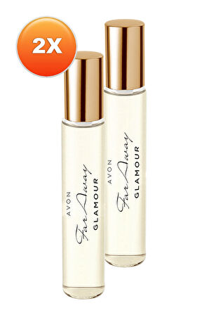 Avon Far Away Glamour Kadın Parfüm Çanta Boyu Edp 10 Ml. İkili Set