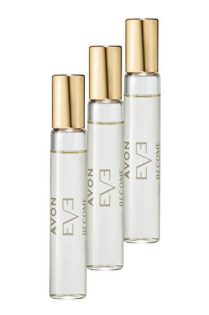 Avon Eve Become Kadın Parfüm Çanta Boyu Edp 10 Ml. Üçlü Set
