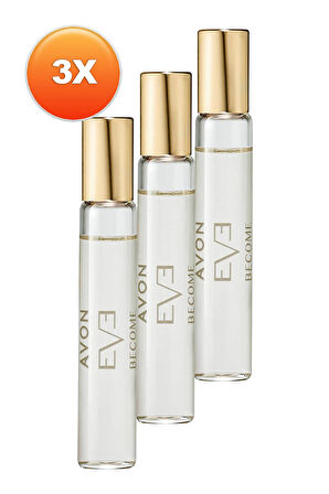 Avon Eve Become Kadın Parfüm Çanta Boyu Edp 10 Ml. Üçlü Set