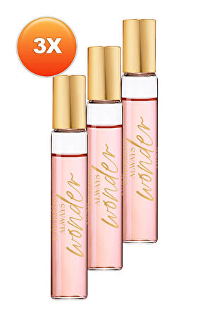 Avon TTA Wonder Kadın Parfüm Edp Çanta Boyu 10 Ml. Üçlü Set