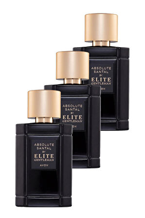 Avon Elite Gentleman Absolute Santal Erkek Parfüm Edt 50 Ml. Üçlü Set