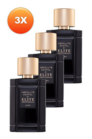 Avon Elite Gentleman Absolute Santal Erkek Parfüm Edt 50 Ml. Üçlü Set