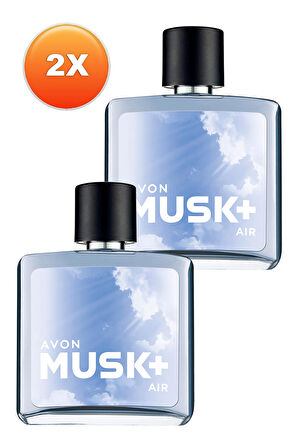 Avon Musk Air Erkek Parfüm Edt 75 Ml. İkili Set