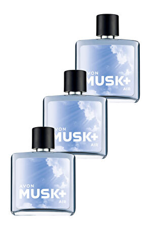Avon Musk Air Erkek Parfüm Edt 75 Ml. Üçlü Set