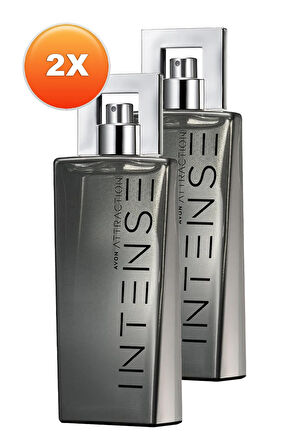 Avon Attraction Intense Erkek Parfüm Edt 75 Ml. İkili Set