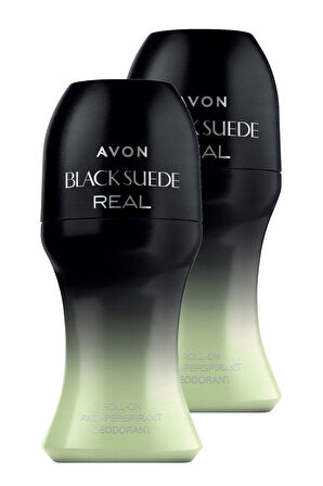 Avon Black Suede Real Erkek Rollon 50 Ml. İkili Set