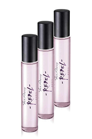 Avon Far Away Rebel Kadın Parfüm Edp 10 Ml. Üçlü Set