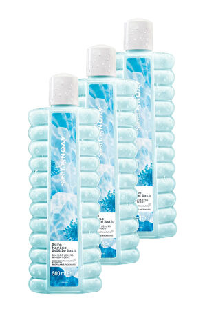 Avon Misk Bergamut ve Bambu Kokulu Banyo Köpüğü 500 Ml. Üçlü Set