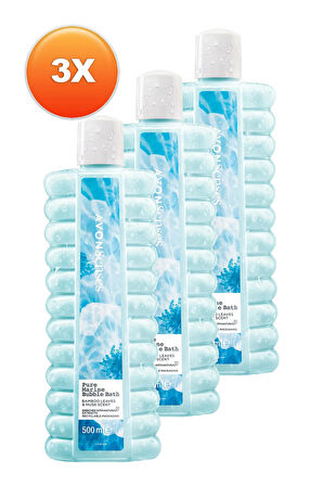 Avon Misk Bergamut ve Bambu Kokulu Banyo Köpüğü 500 Ml. Üçlü Set