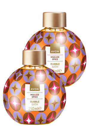 Avon Mulled Spice Sıcak Baharat Kokulu Banyo Köpüğü 250 Ml. İkili Set