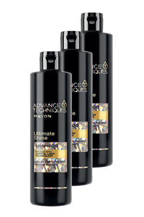 Avon Advance Techniques Parlaklık Veren Şampuan 400 Ml. Üçlü Set