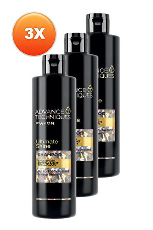 Avon Advance Techniques Parlaklık Veren Şampuan 400 Ml. Üçlü Set