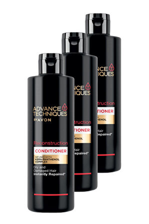 Avon Advance Techniques Reconstruction Onarıcı Saç Kremi 250 Ml. Üçlü Set