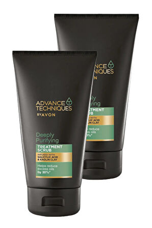 Avon Depply Purifying Yağlı Saçlar için Arındırıcı Scrub 150 Ml. İkili Set