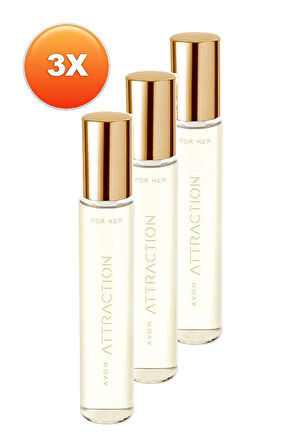 Avon Attraction Kadın Parfüm Edp 10 Ml. Üçlü Set