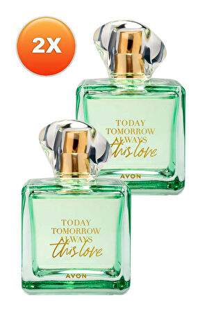Avon TTA This Love Kadın Parfüm Edp 100 Ml. İkili Set