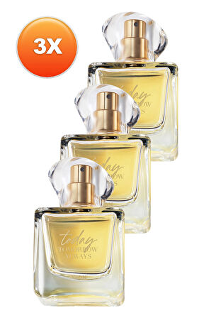 Avon TTA Today Kadın Parfüm Edp 100 Ml. Üçlü Set