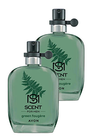 Avon Scent Green Fougere Erkek Parfüm Edt 30 Ml. İkili Set