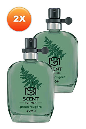 Avon Scent Green Fougere Erkek Parfüm Edt 30 Ml. İkili Set