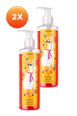 Avon Lama Dude Naturals Çilek Kokulu Çocuk Sıvı El Sabunu 250 Ml. İkili Set