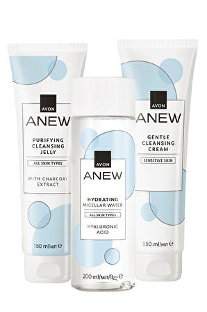 Anew Purifying Gentle ve Hydrating Cilt Temizleme Paketi