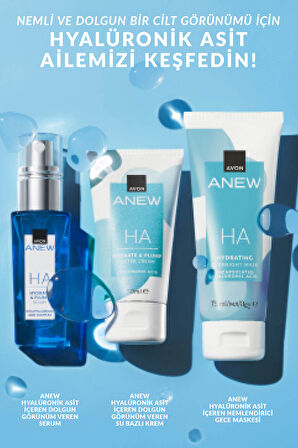 Anew Hyalüronik Asit İçeren Krem Serum ve Make Bakım Paketi