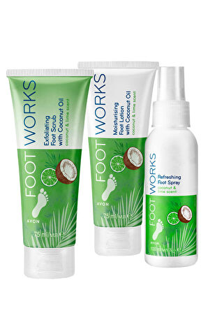 Footworks Hindistan Cevizi ve Misket Limonu Özlü Ayak Bakım Paketi