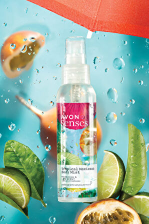 Tropical Mexicana Çarkıfelek ve Limon Kokulu Vücut Spreyi 100 Ml. İkili Set
