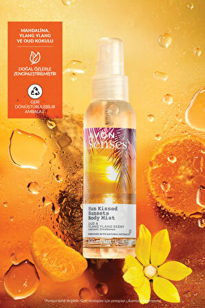Senses Sun Kissed Sunsets Vücut Spreyi 100 Ml. Üçlü Set